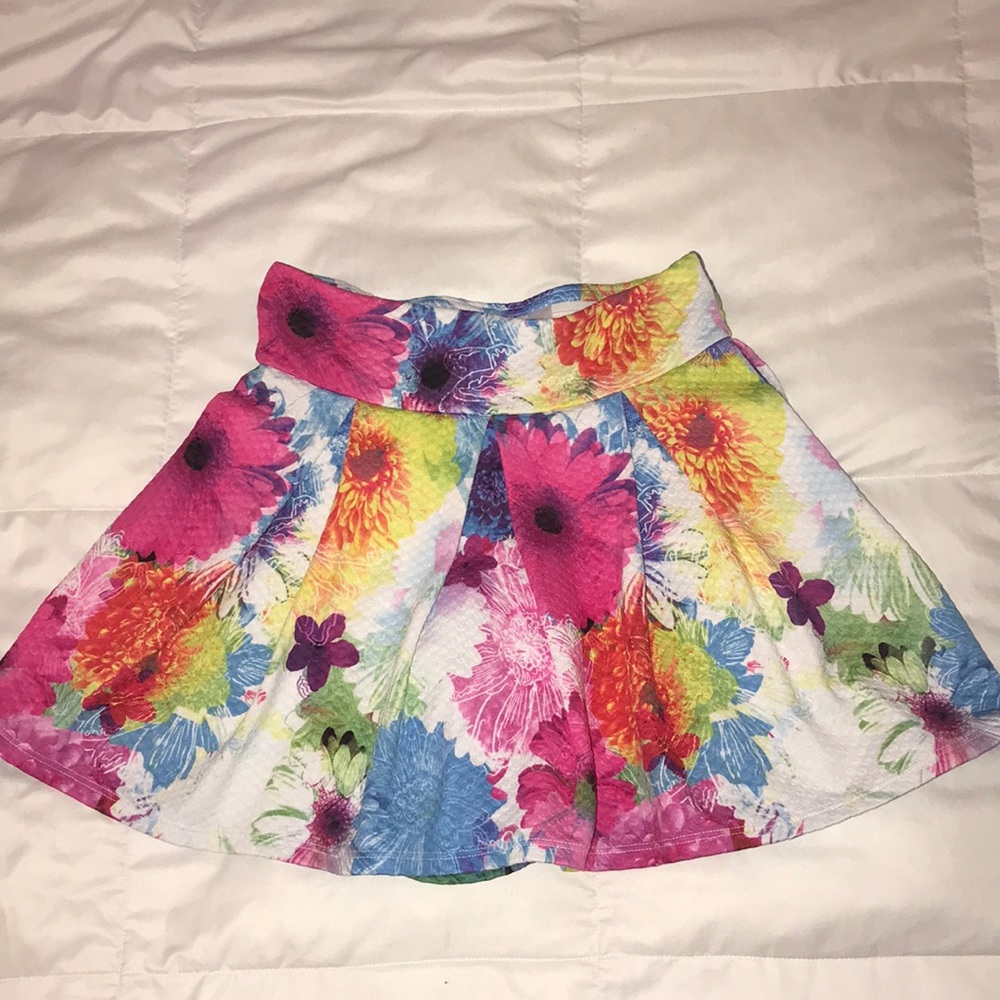 Justice Floral Skirt